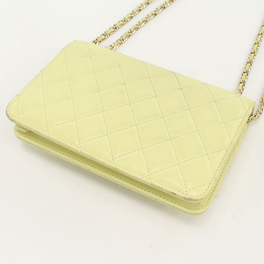 CHANEL Matrasse Chain wallet / lambskin E048U1H8 Women