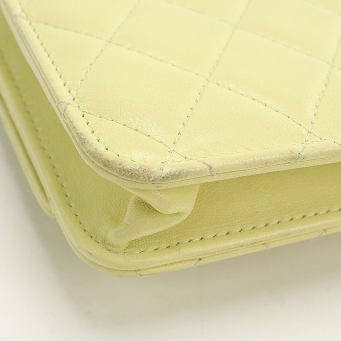 CHANEL Matrasse Chain wallet / lambskin E048U1H8 Women