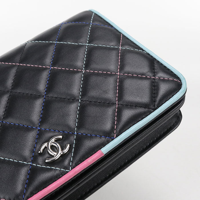 CHANEL Matrasse Chain wallet / lambskin Women