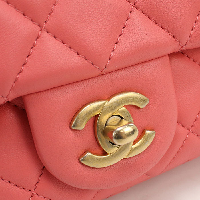CHANEL Chain Matrasse Shoulder bag lambskin Women