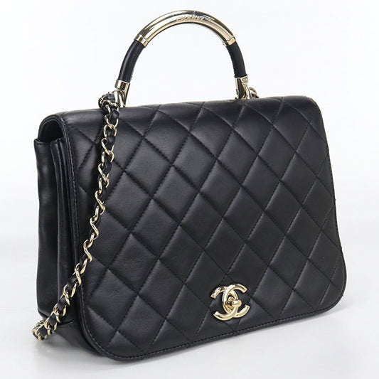 CHANEL 2WAY Matrasse Handbag / lambskin 23935495 Women