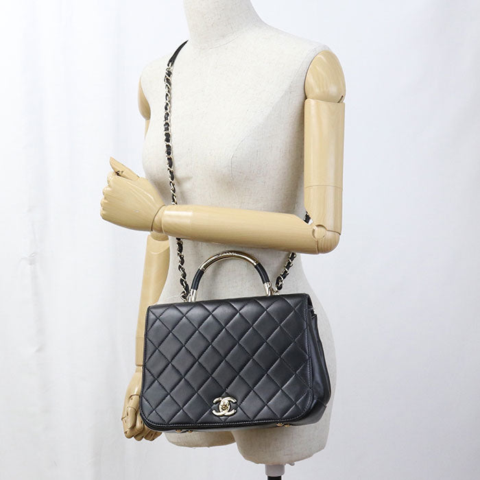 CHANEL 2WAY Matrasse Handbag / lambskin 23935495 Women