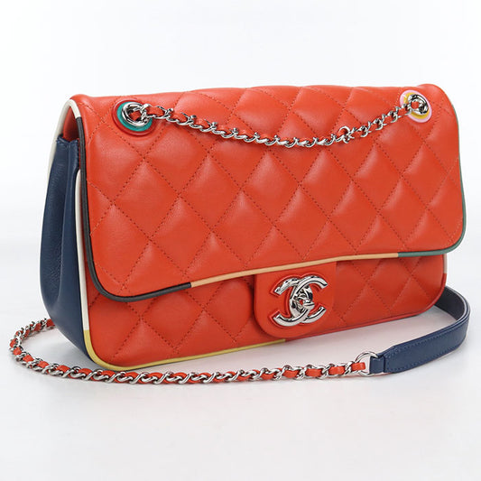 CHANEL 2WAY Chain Matrasse Diagonal Shoulder bag lambskin 23596020 Women