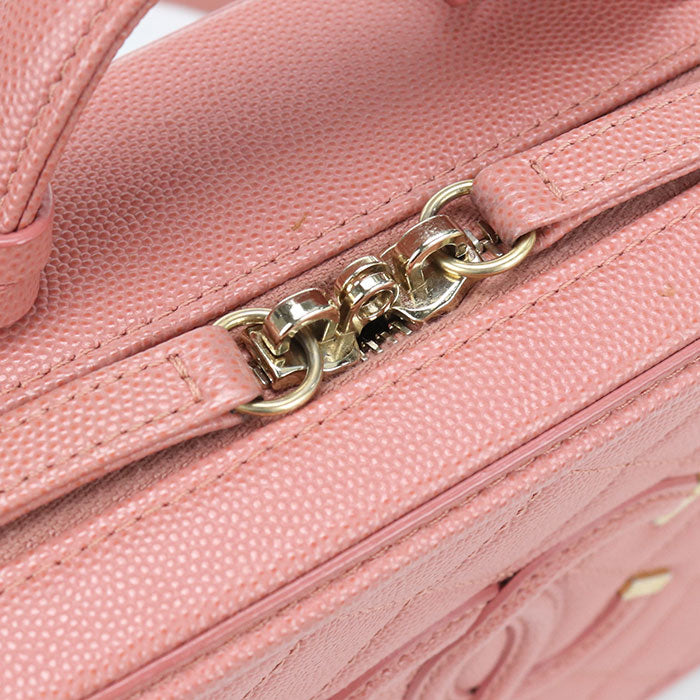 CHANEL 2-way vanity bag CC filigree Shoulder bag / caviar 28418574 Women