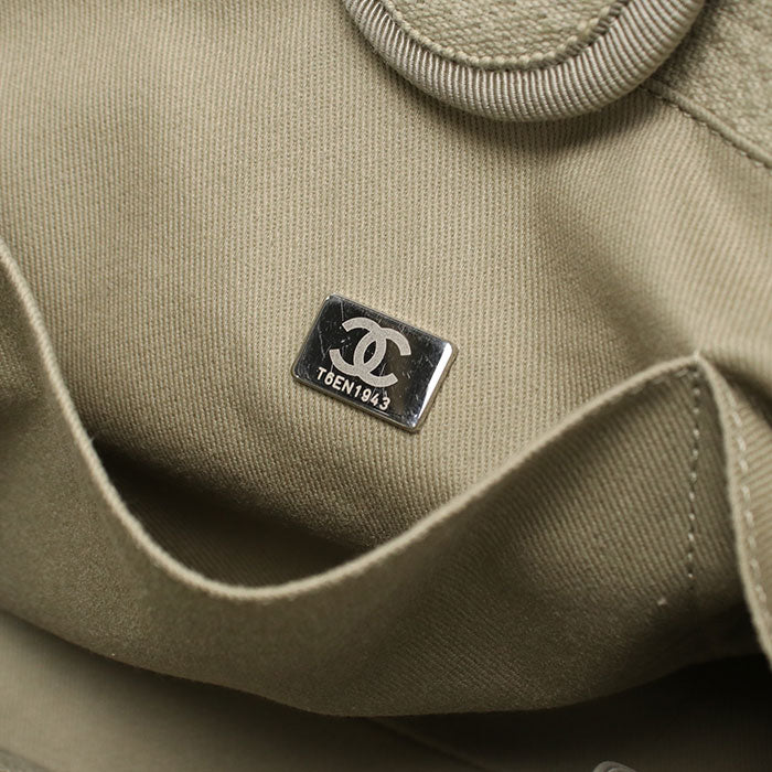 CHANEL Chain Deauville Tote bag / canvas 16EN1943 Women