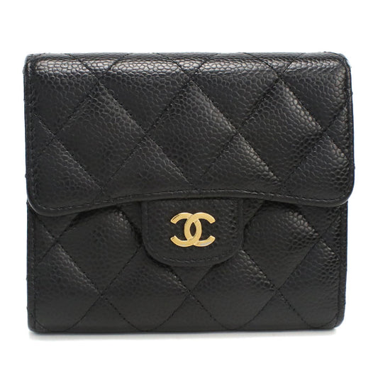 CHANEL Small flap wallet Matrasse 26920077 Three fold wallet/caviar Women
