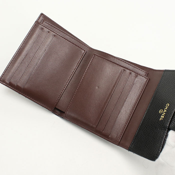 CHANEL Small flap wallet Matrasse 26920077 Three fold wallet/caviar Women