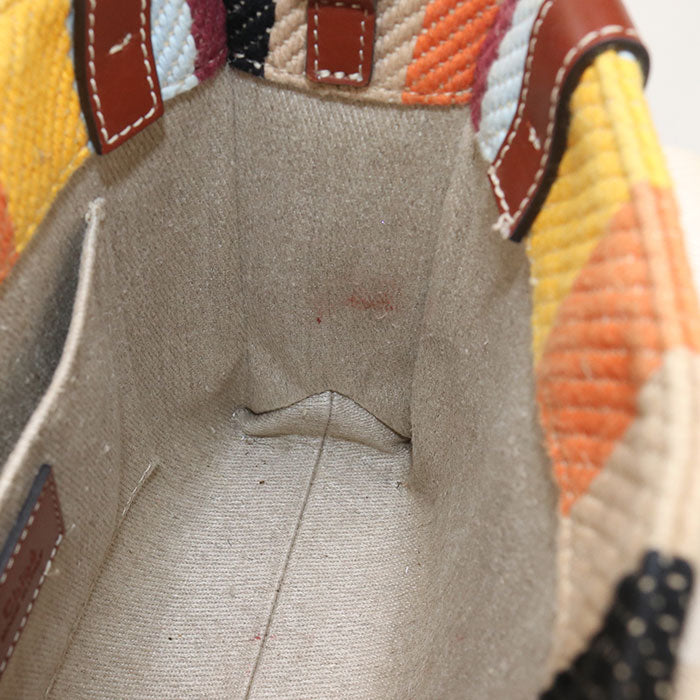 CHLOE Small 2WAY Woody Tote Bag canvas Women