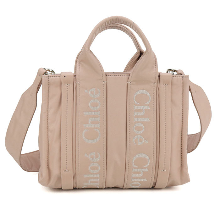 CHLOE Small 2WAY Woody Tote Bag Nylon Women