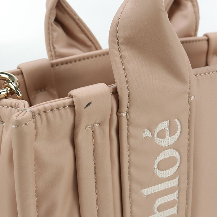 CHLOE Small 2WAY Woody Tote Bag Nylon Women