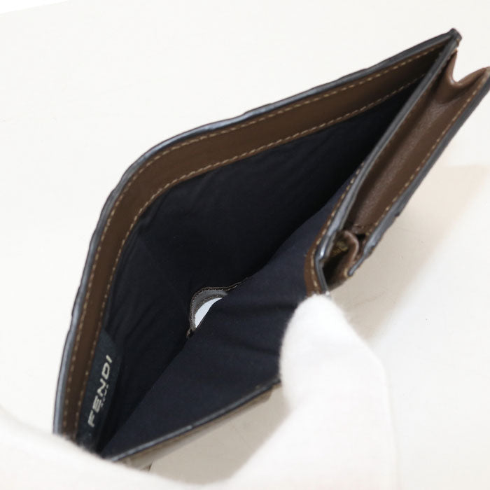 FENDI Small wallet F is Fendi 8M0420 Bifold Wallet Calfskin Women's