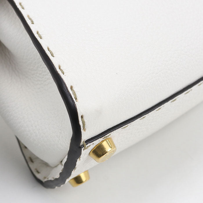 FENDI 2WAY Peekaboo 8BN244 Handbag Calfskin Women's