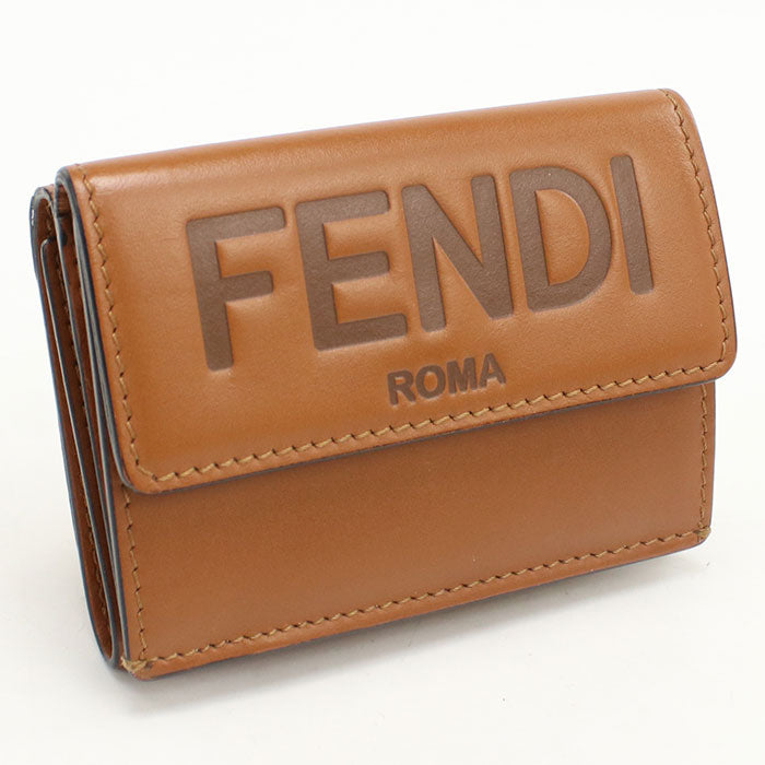 FENDI 8M0395 Tri-fold wallet Calfskin Women's