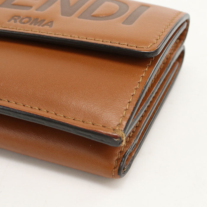 FENDI 8M0395 Tri-fold wallet Calfskin Women's