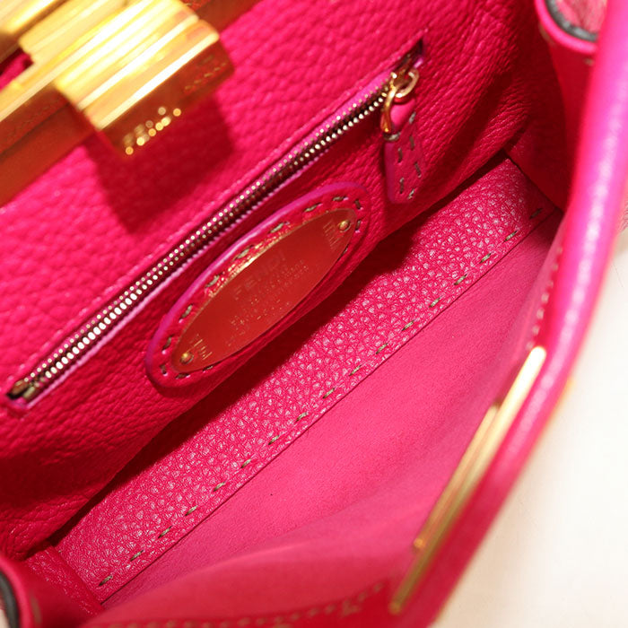 FENDI 2WAY Peekaboo 8BN244 Handbag Calfskin Women's