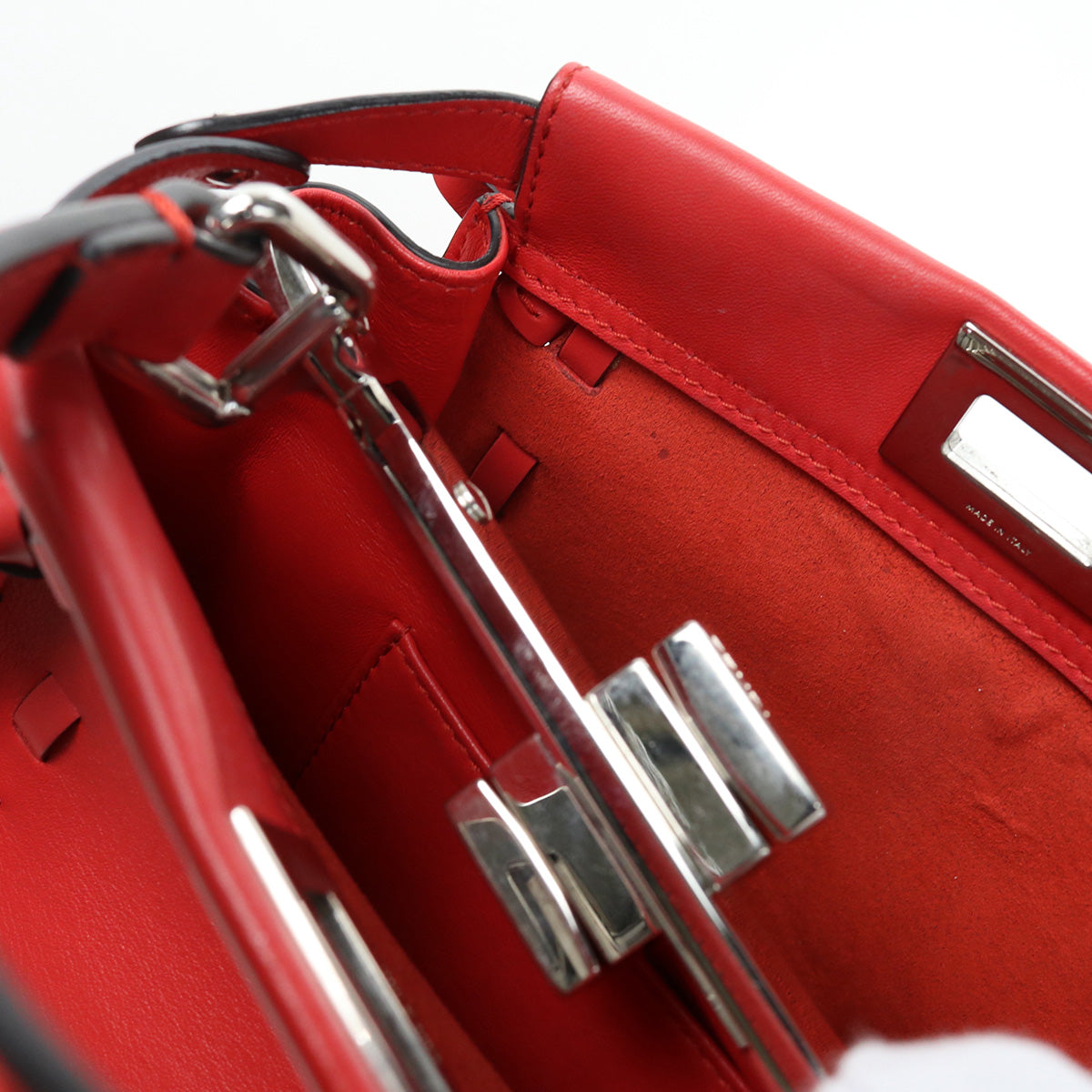 FENDI Peek-a-boo mini 8BN244 A312 R0Y77 Handbag leather Women