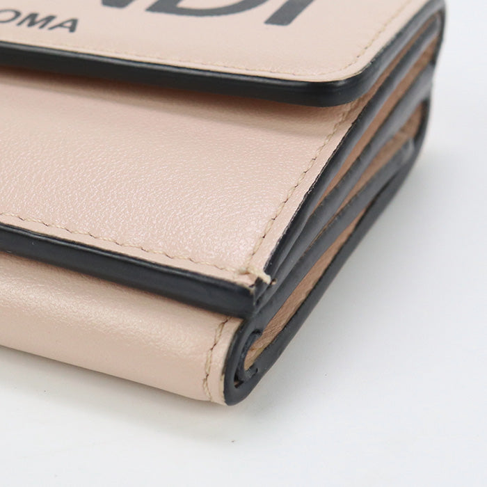 FENDI FENDI ROMA 8M0395 Three fold wallet leather Women