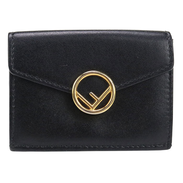 FENDI Micro Tri-Fold Wallet F is Fendi FE86771 Three fold wallet leather/Micro Tri-Fold Wallet Women