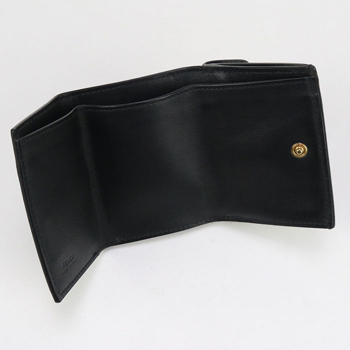 FENDI Micro Tri-Fold Wallet F is Fendi FE86771 Three fold wallet leather/Micro Tri-Fold Wallet Women
