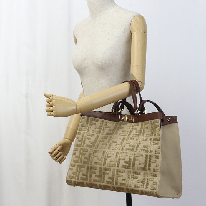 FENDI x tote Peekaboo FE88316 Tote Bag Jacquard/x tote Women