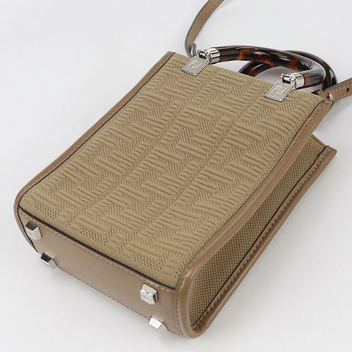 FENDI sunshine shopper mini FE90594 Tote Bag cotton/sunshine shopper mini Women