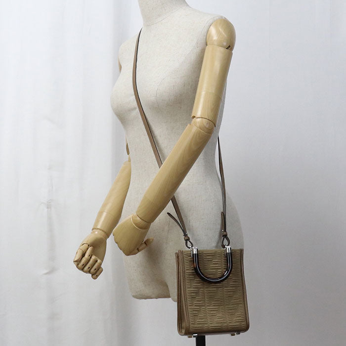 FENDI sunshine shopper mini FE90594 Tote Bag cotton/sunshine shopper mini Women