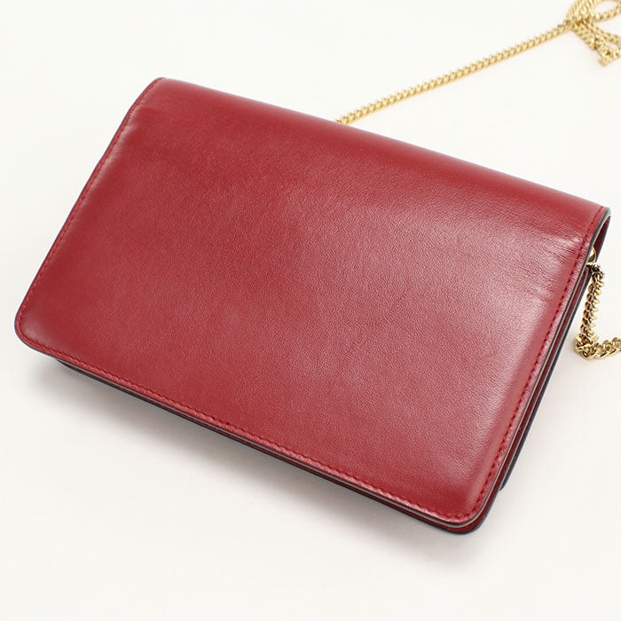 FENDI Bugseye 8M0346 Chain wallet leather Women