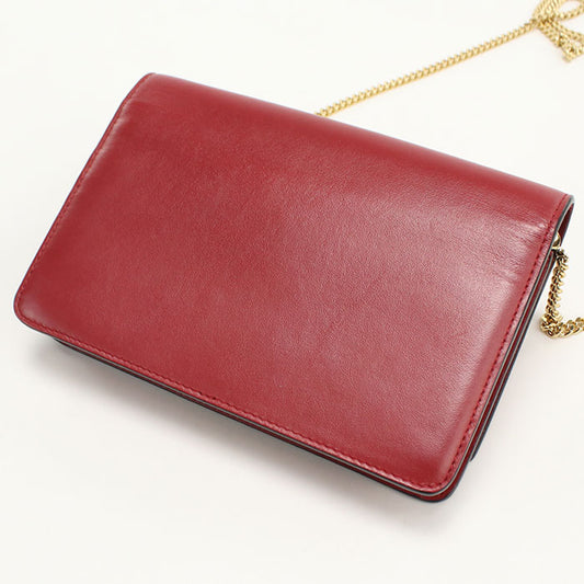 FENDI Bugseye 8M0346 Chain wallet leather Women