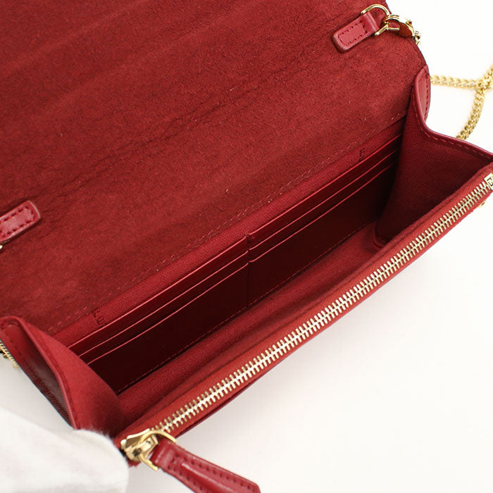 FENDI Bugseye 8M0346 Chain wallet leather Women