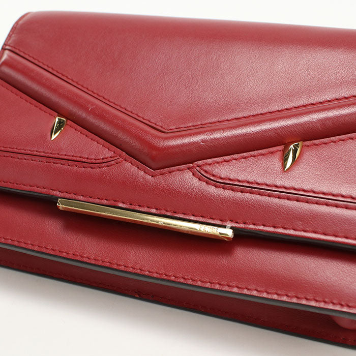 FENDI Bugseye 8M0346 Chain wallet leather Women