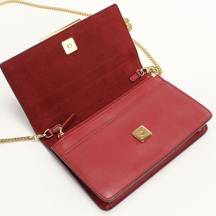 FENDI Bugseye 8M0346 Chain wallet leather Women