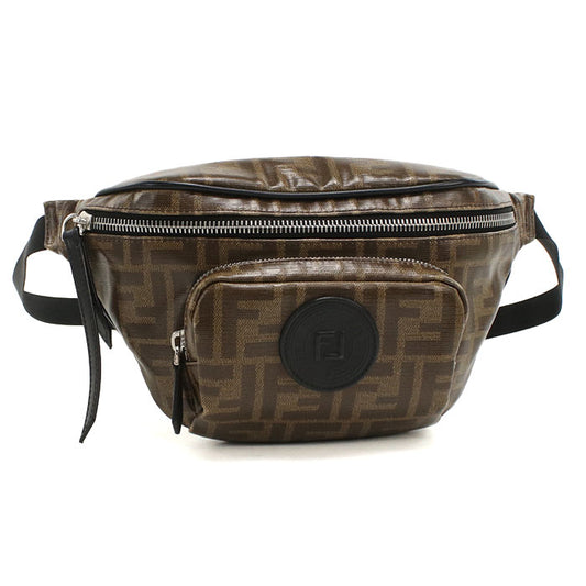 FENDI Belt bag Zucca 7VA446 body bag PVC unisex