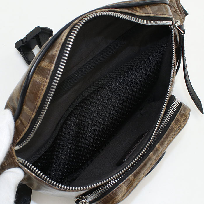 FENDI Belt bag Zucca 7VA446 body bag PVC unisex