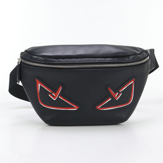 FENDI Belt Bug Monster bugs eye 7VA434 A72K body bag leather mens
