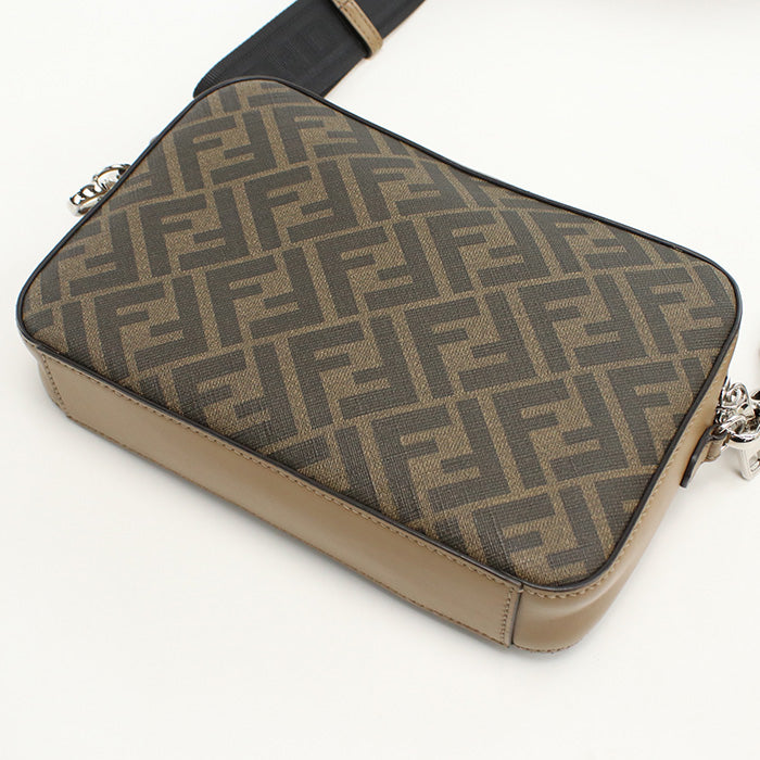 FENDI Camera case Diagonal 7M0286 Diagonal shoulder bag PVC/leather mens