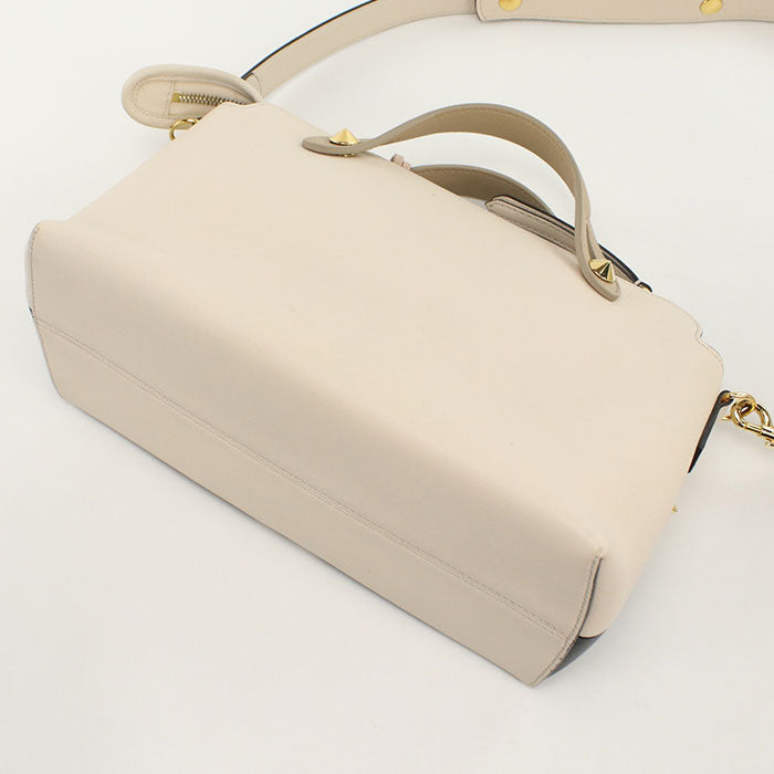 FENDI By the Way Medium Bugs Monster Eye 8BL124 A1FV Handbag Calfskin Women