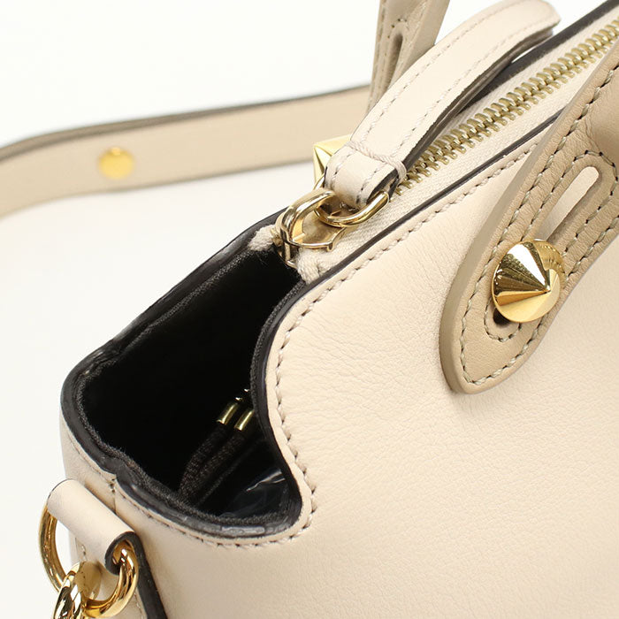 FENDI By the Way Medium Bugs Monster Eye 8BL124 A1FV Handbag Calfskin Women