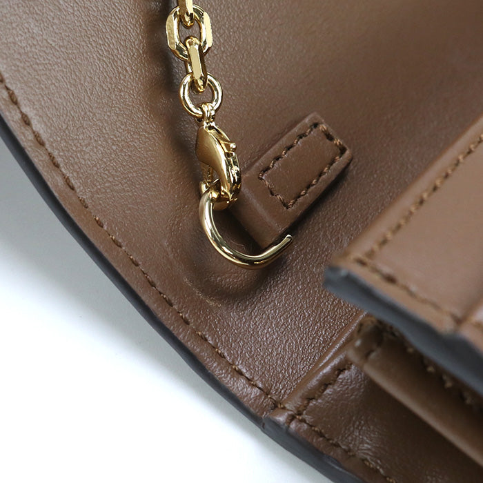 FENDI FF Diamond FE96325 Chain wallet leather/Purse with Chain Women