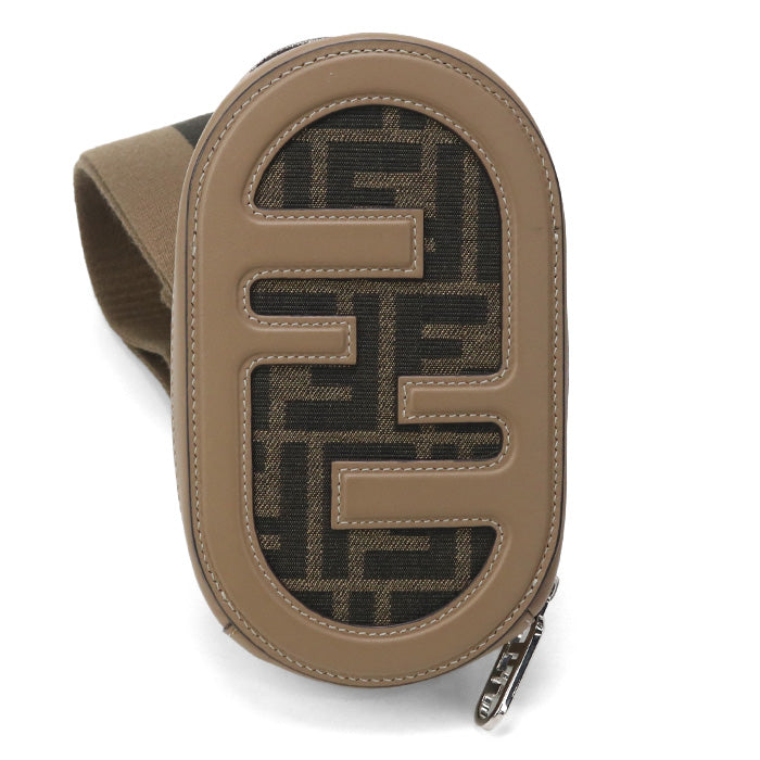 FENDI Olock 8AV416 body bag leather/Jacquard Women