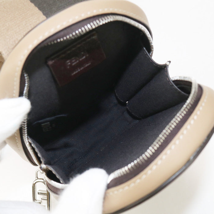 FENDI Olock 8AV416 body bag leather/Jacquard Women