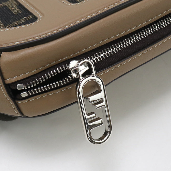 FENDI Olock 8AV416 body bag leather/Jacquard Women