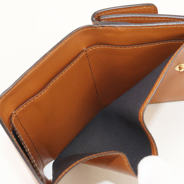 FENDI 8M0395 Three fold wallet leather Women