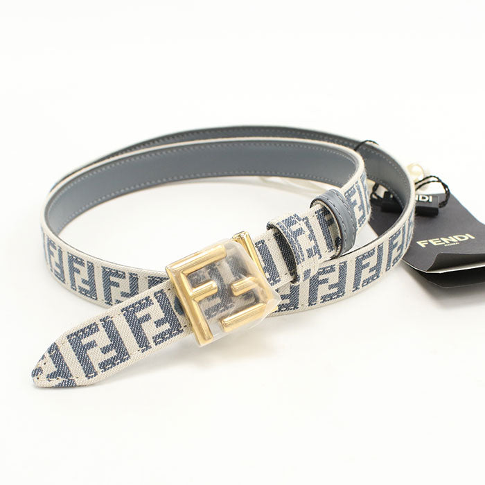 FENDI reversible FF belt 8C0719 ARN0 F1OPZ belt canvas/leather Women's