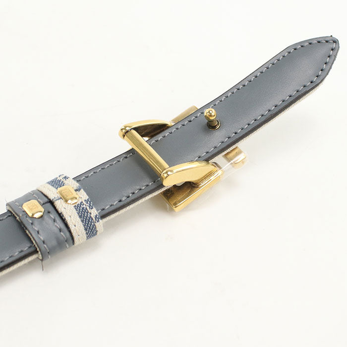 FENDI reversible FF belt 8C0719 ARN0 F1OPZ belt canvas/leather Women's