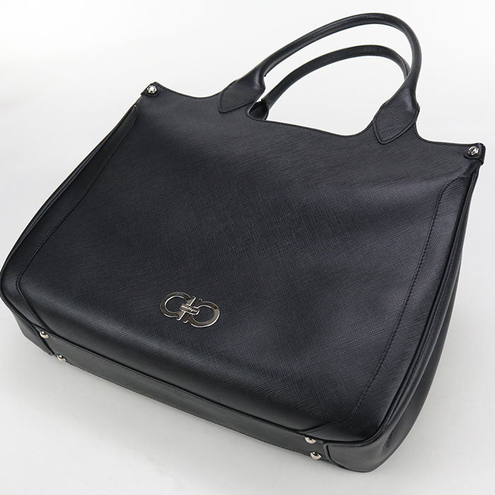 FERRAGAMO Gancini 21 7811 Tote Bag Calfskin Women