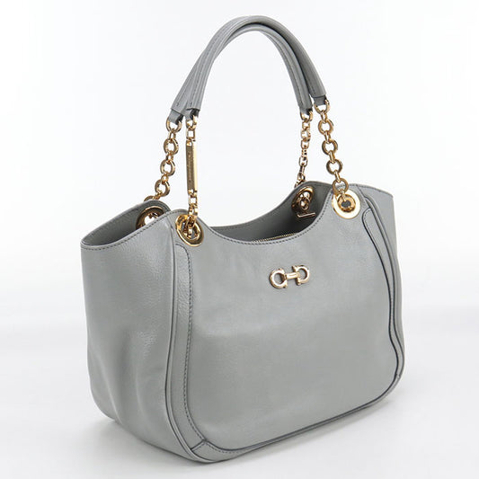 FERRAGAMO Chain Gancini 21 B992 Handbag Calfskin Women