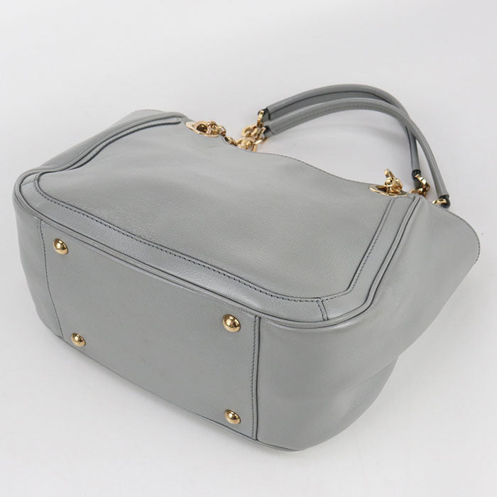 FERRAGAMO Chain Gancini 21 B992 Handbag Calfskin Women