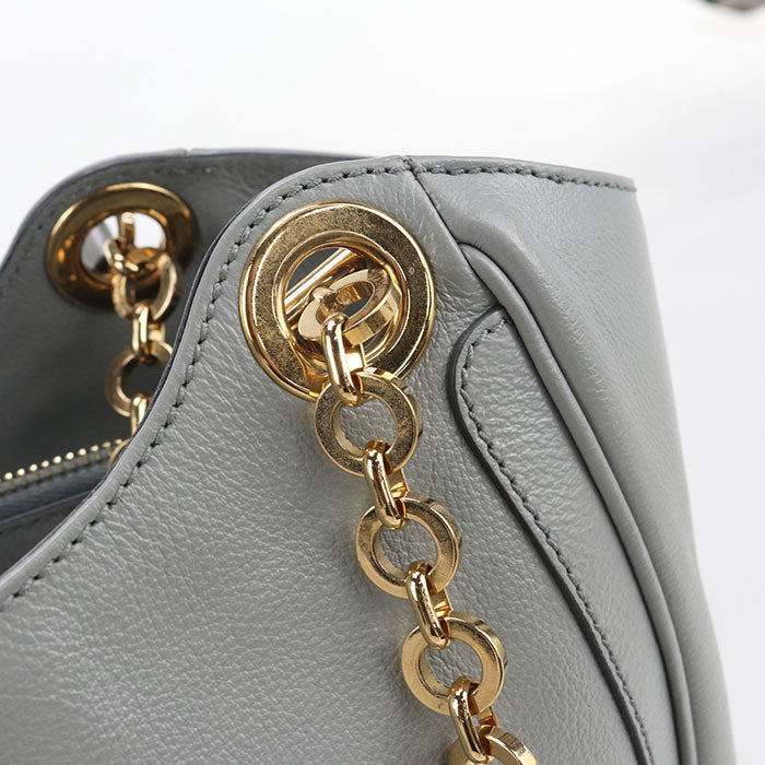 FERRAGAMO Chain Gancini 21 B992 Handbag Calfskin Women