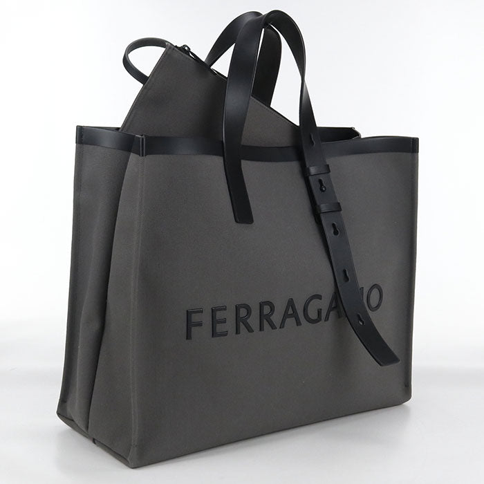 FERRAGAMO logo 24 1298 Tote bag canvas Men
