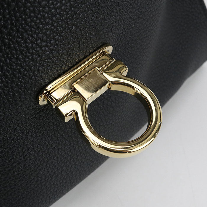 FERRAGAMO 2WAY Gancini 21 E530 Handbag Calfskin Women